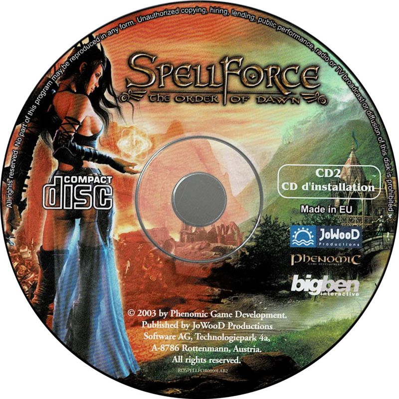 Spellforce: The Order Of Dawn Cover Or Packaging Material - Mobygames