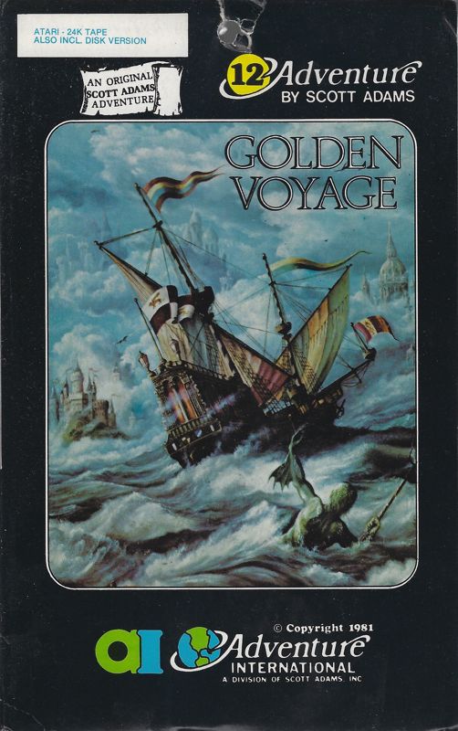 Front Cover for The Golden Voyage (Atari 8-bit) (Adventure International Styrofoam folder)
