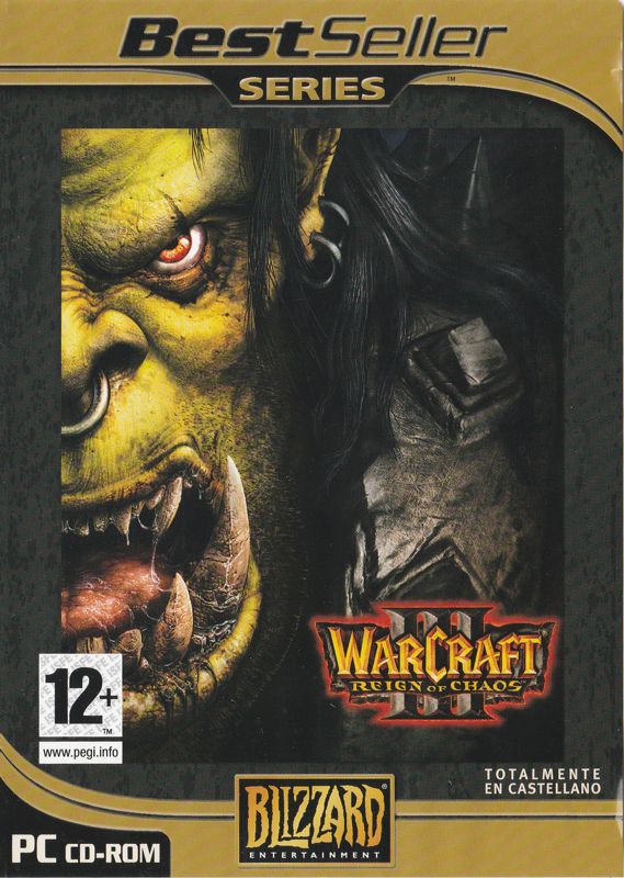 Front Cover for WarCraft III: Reign of Chaos (Windows) (BestSeller Series release (2005))