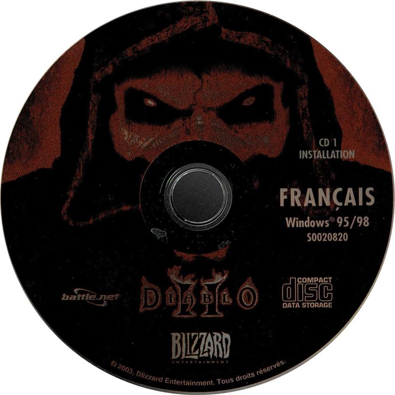 Media for Diablo II: Battle Chest (Macintosh and Windows) (BestSeller Series release (2003)): Diablo II - Disc 1