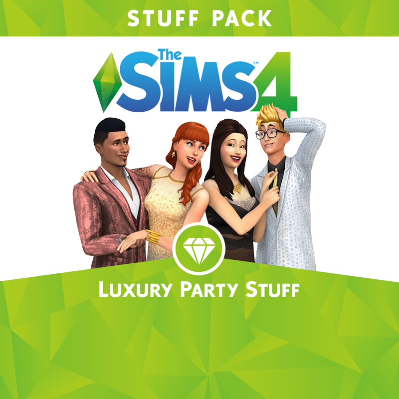 Front Cover for The Sims 4: Luxury Party Stuff (PlayStation 4) (download release)