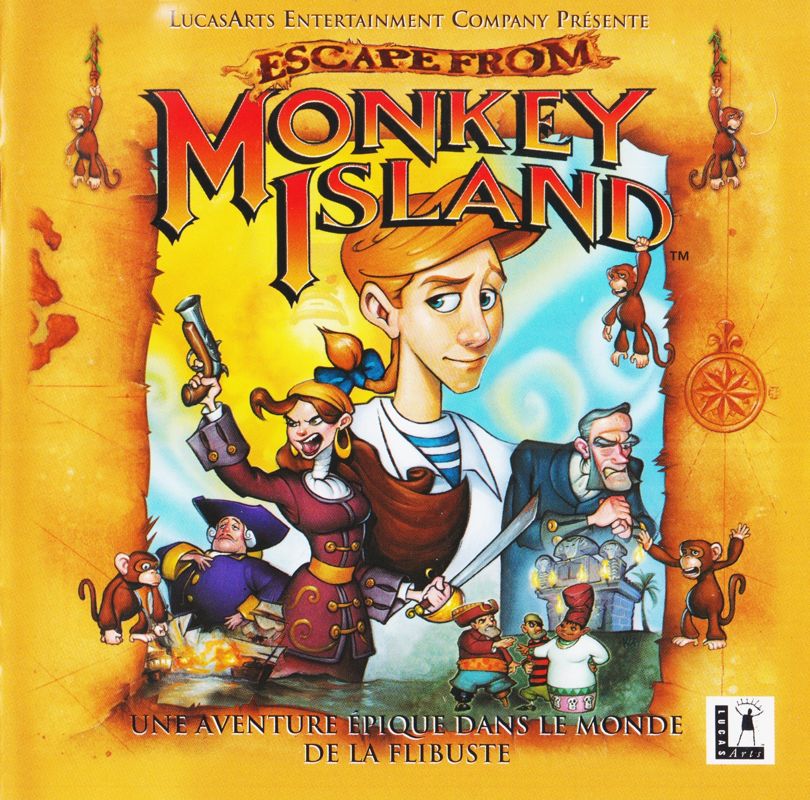 Other for Escape from Monkey Island (Windows): Jewel Case - Front