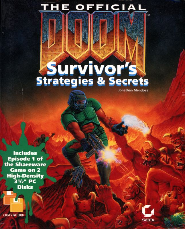 Front Cover for Doom (DOS) (The Official DOOM Survivor's Strategies & Secrets Shareware Bundle)