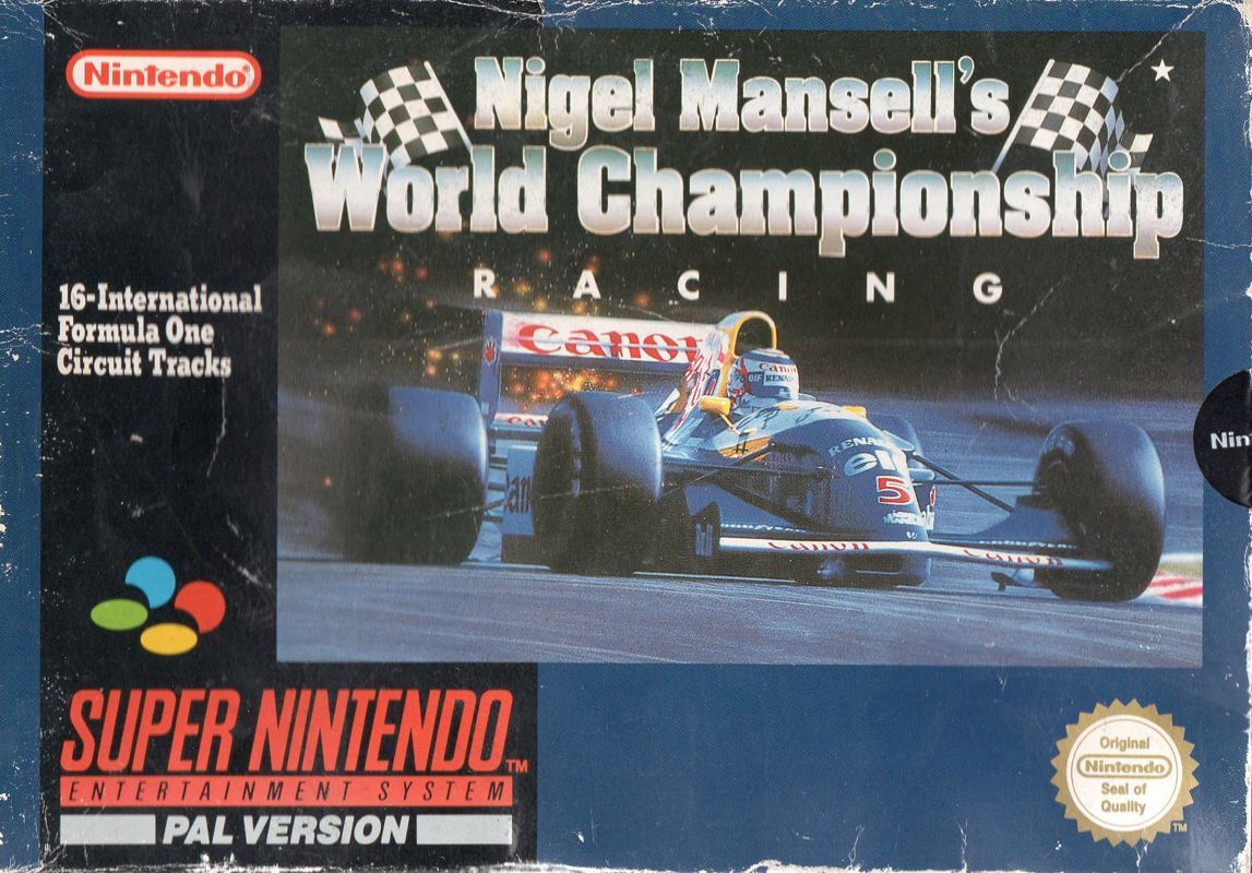 Front Cover for Nigel Mansell's World Championship Racing (SNES)