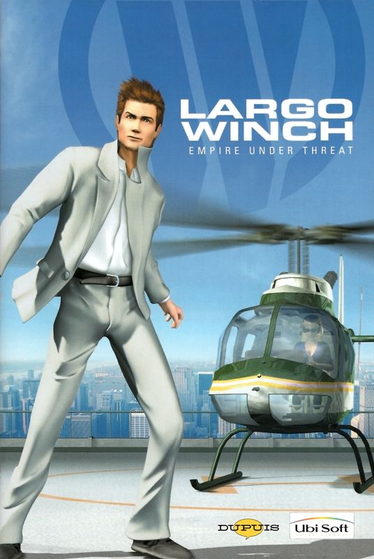 Manual for Largo Winch: Empire Under Threat (Windows): Front
