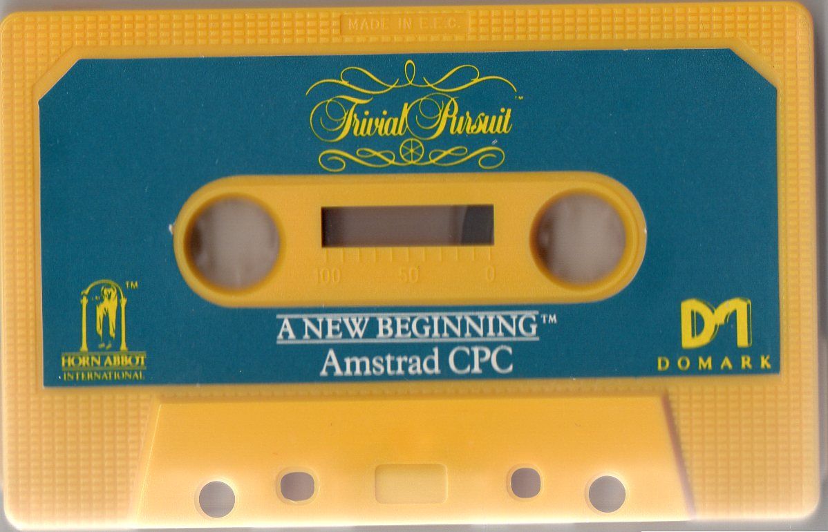 Media for Trivial Pursuit: A New Beginning (Amstrad CPC): cassette 1 - program