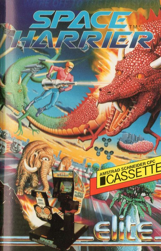 Front Cover for Space Harrier (Amstrad CPC)