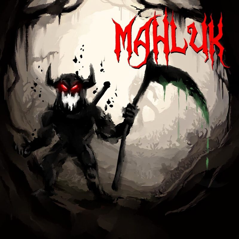 Front Cover for Mahluk: Dark Demon (PlayStation 4) (download release)