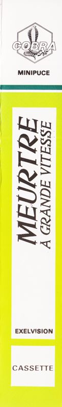 Spine/Sides for Meurtre a Grande Vitesse (Exelvision)