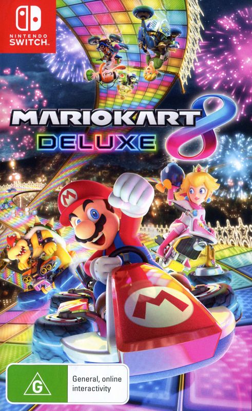 Front Cover for Mario Kart 8 Deluxe (Nintendo Switch)