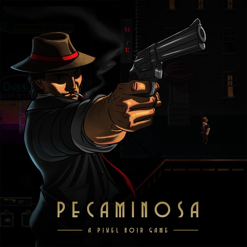 Front Cover for Pecaminosa: A Pixel Noir Game (Nintendo Switch) (download release)