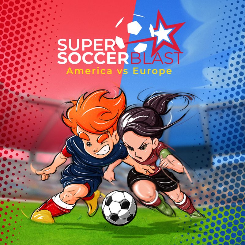 Front Cover for Super Soccer Blast: America vs Europe (Nintendo Switch) (download release)