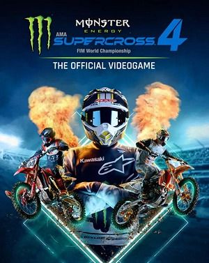 Front Cover for Monster Energy Supercross 4: The Official Videogame (Stadia)