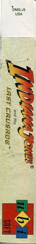 Spine/Sides for Indiana Jones and the Last Crusade: The Action Game (Game Boy): Left