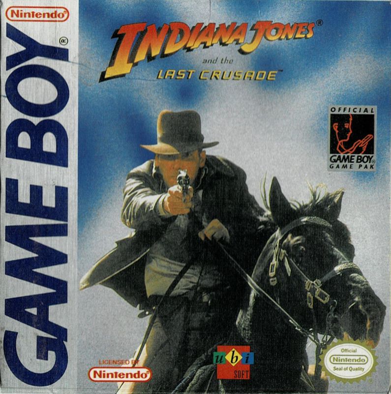 Front Cover for Indiana Jones and the Last Crusade: The Action Game (Game Boy)