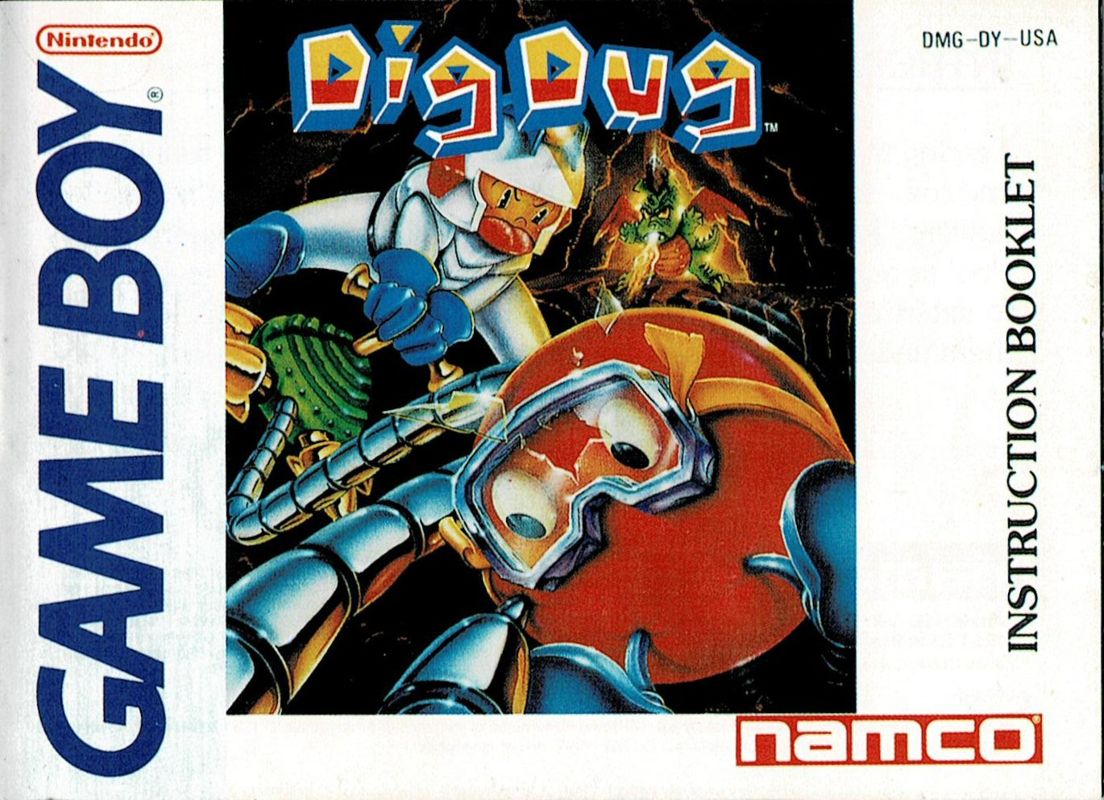 Dig Dug cover or packaging material - MobyGames