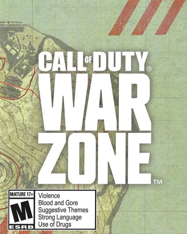 Advertisement for Call of Duty: Vanguard (PlayStation 5): Call of Duty: Warzone - Front