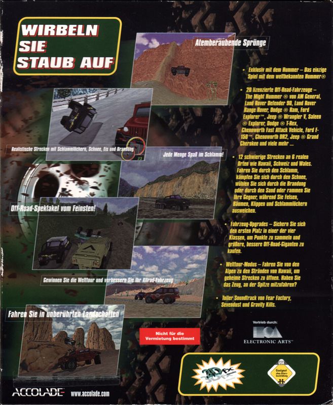 Back Cover for Test Drive: Off-Road 2 (Windows)