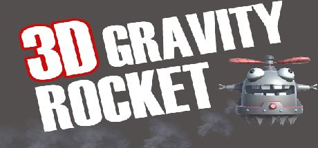 Front Cover for 3D Gravity Rocket (Windows) (Steam release)