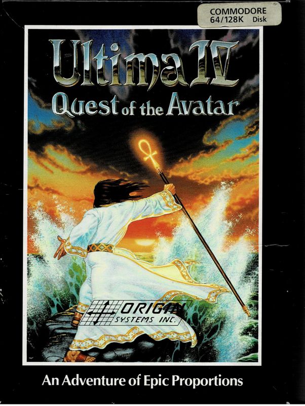 Front Cover for Ultima IV: Quest of the Avatar (Commodore 64)