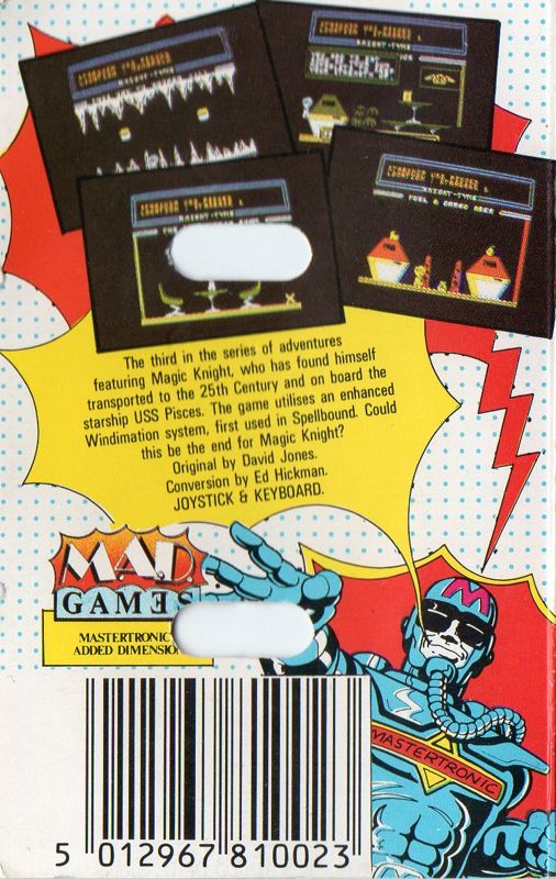 Back Cover for Knight Tyme (Amstrad CPC)