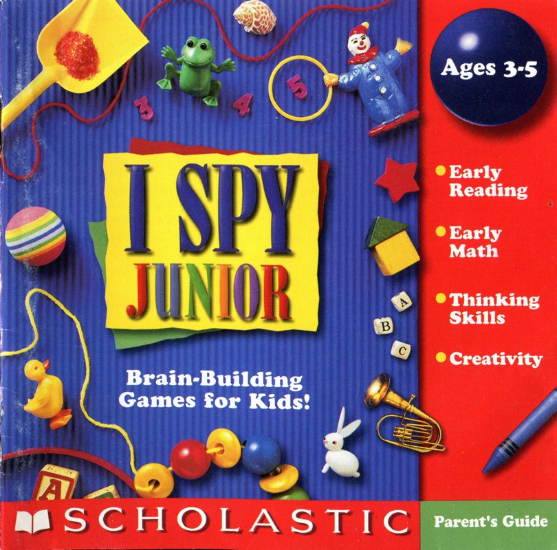 Manual for I Spy Junior (Windows): Front