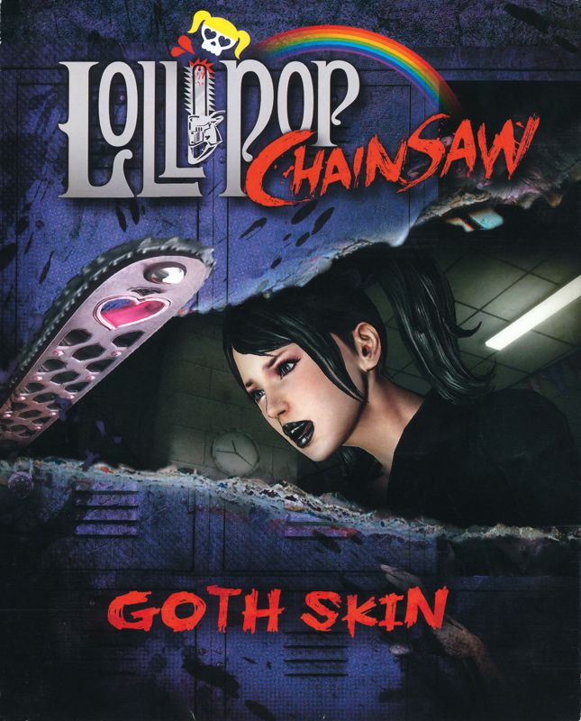 Other for Lollipop Chainsaw (Nordic Edition) (PlayStation 3): Goth Skin DLC Card - Front