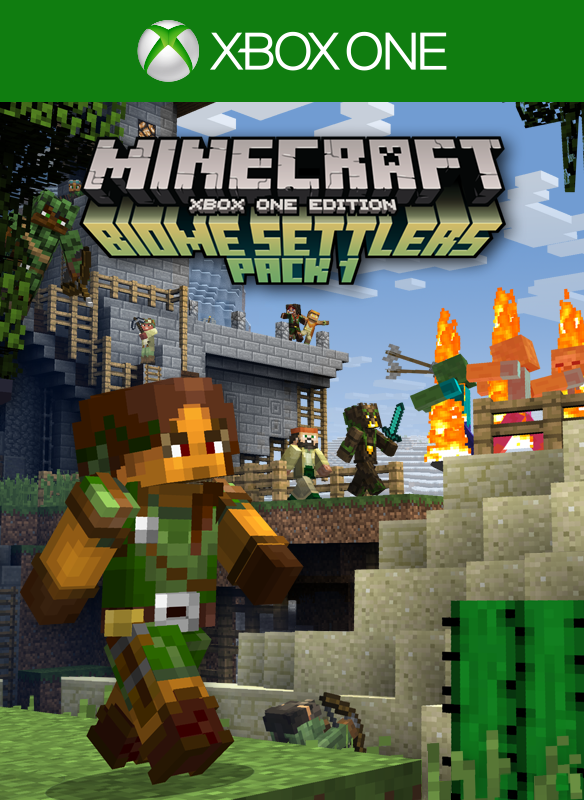 Front Cover for Minecraft: PlayStation 4 Edition - Minecraft Biome Settlers Skin Pack 1 (Xbox One) (Download release)