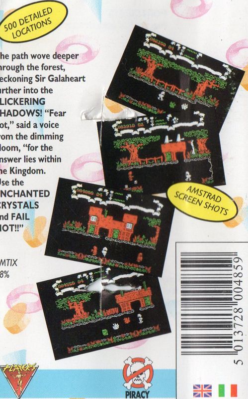 Back Cover for Firelord (Amstrad CPC)