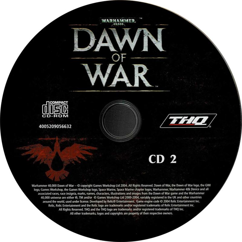 Media for Warhammer 40,000: Dawn of War (Windows): Disc 2