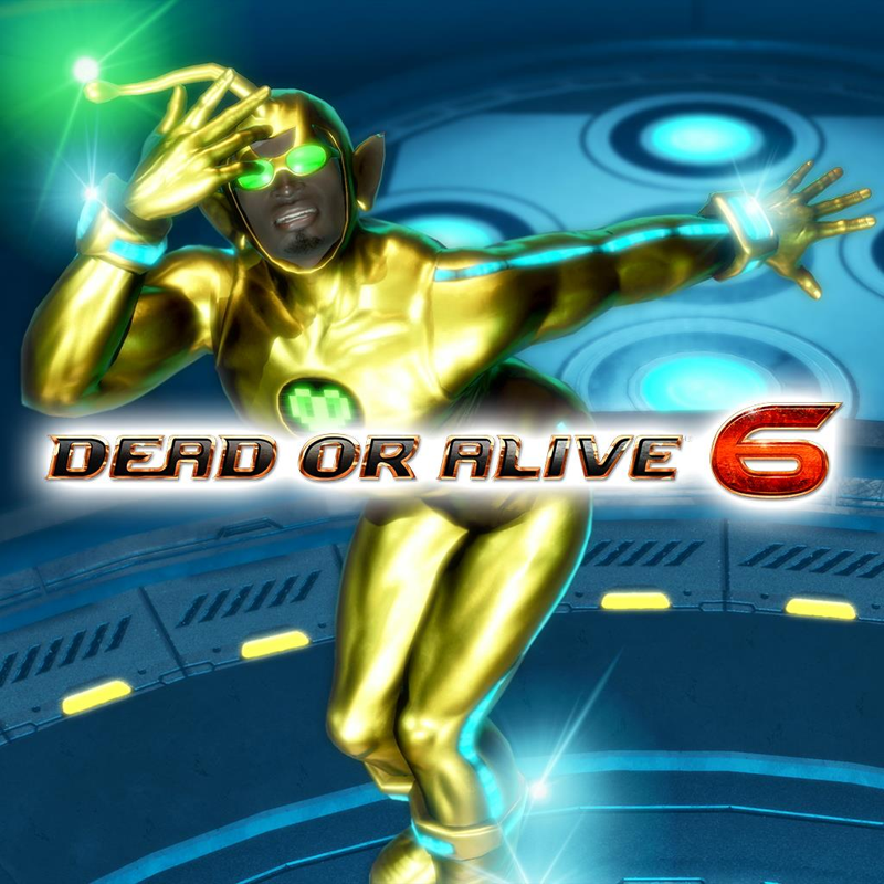 Front Cover for Dead or Alive 6: "Nova" Sci-Fi Body Suit (Gold) - Zack (PlayStation 4) (download release)