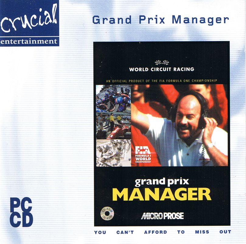 Front Cover for Grand Prix Manager (Windows 3.x) (Crucial Entertainment release)