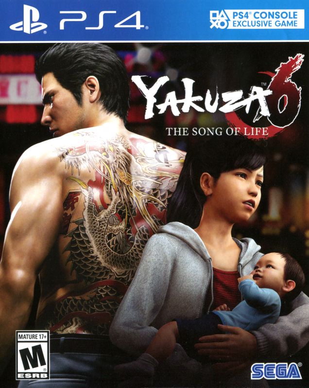 Front Cover for Yakuza 6: The Song of Life (PlayStation 4)