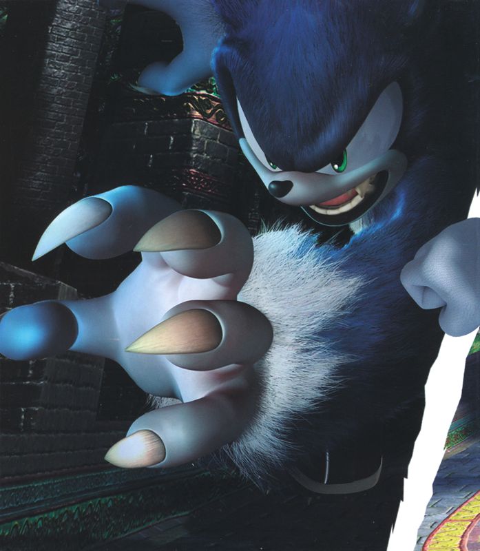 Inside Cover for Sonic Unleashed (PlayStation 3): Left Inlay