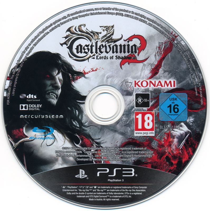 Media for Castlevania: Lords of Shadow 2 (PlayStation 3)