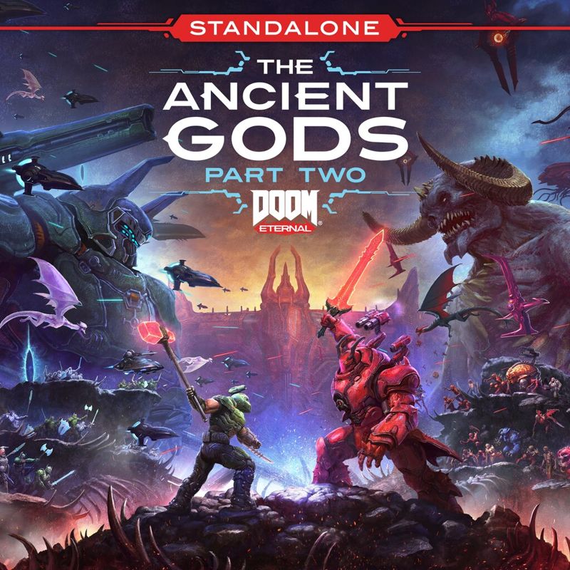 Front Cover for Doom Eternal: The Ancient Gods - Part Two (PlayStation 4) (download release)