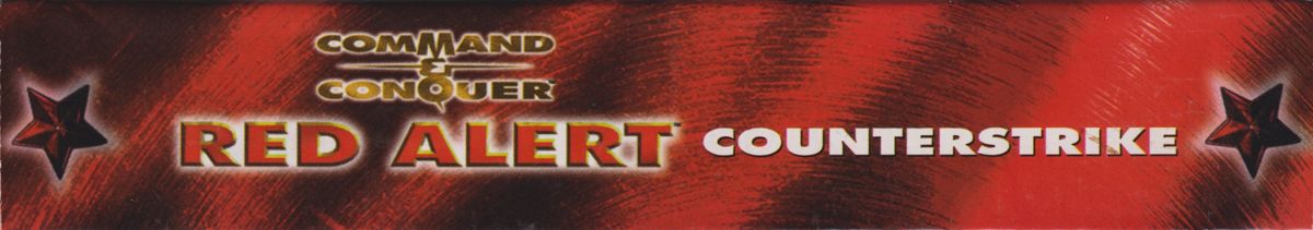Spine/Sides for Command & Conquer: Red Alert - Counterstrike (DOS and Windows): Top