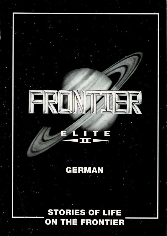 Extras for Frontier: Elite II (DOS): Book Stories of Life - Front