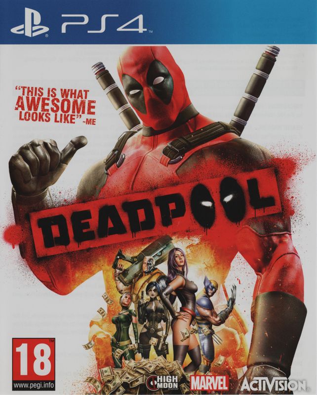 Front Cover for Deadpool (PlayStation 4)