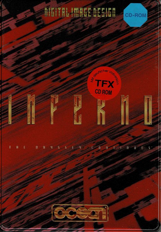 Front Cover for Inferno (DOS) (Bundle including TFX - Tin canister)