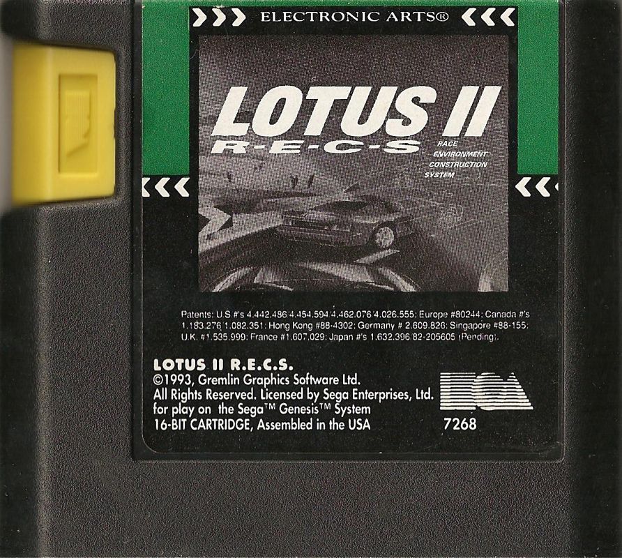 Media for Lotus: The Ultimate Challenge (Genesis)