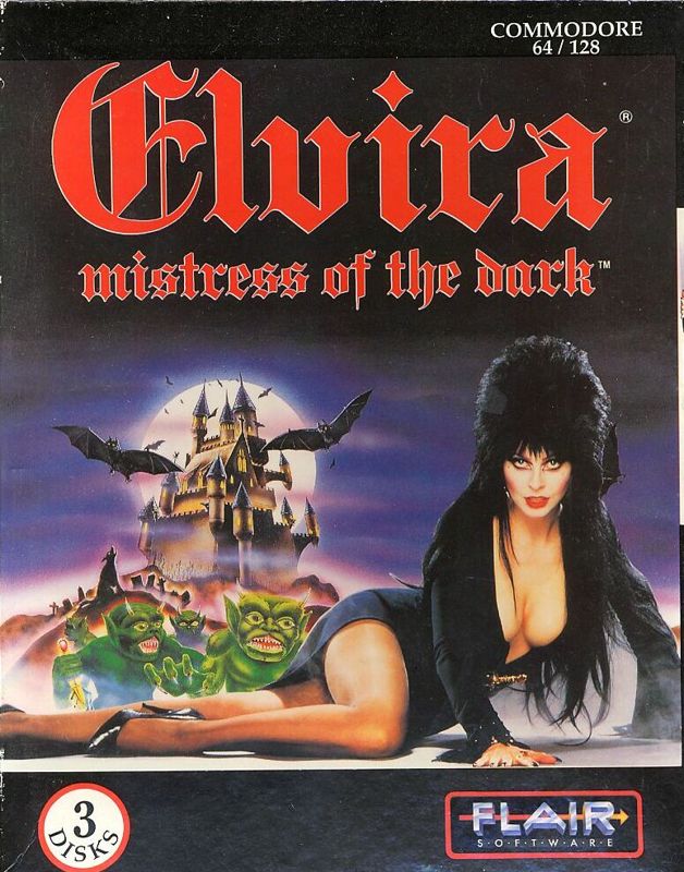 Front Cover for Elvira (Commodore 64)