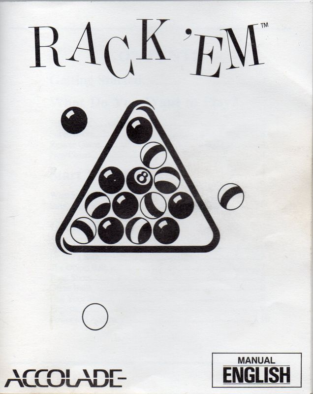 Front Cover for Rack 'Em (Commodore 64) (cassette release)