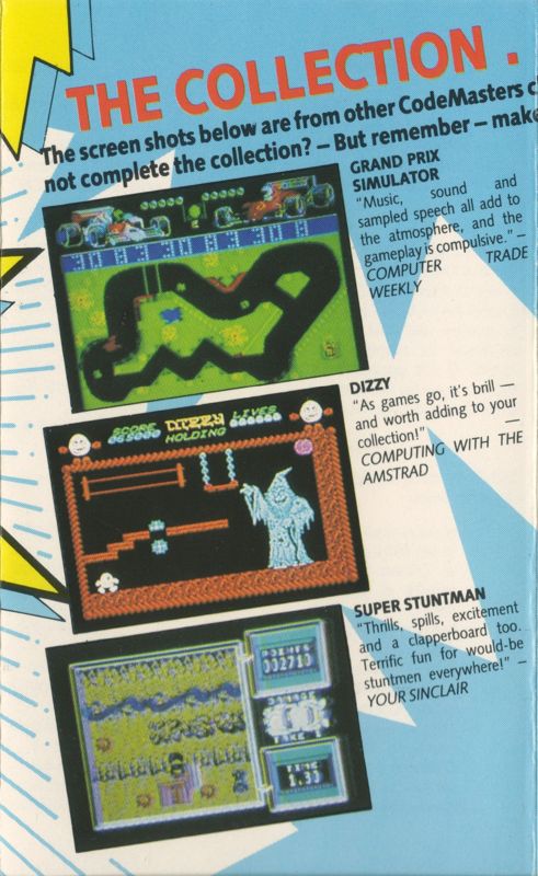 Inside Cover for Blade Warrior (ZX Spectrum)