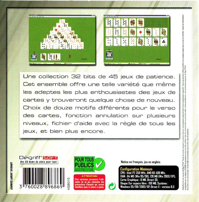 Back Cover for Infinite Patience (Windows) (HobbySoft Budget release (Dégriff'Soft 2005))