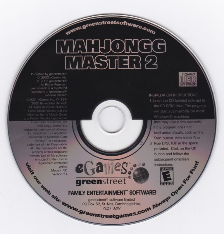 Media for MahJongg Master 2 (Windows)