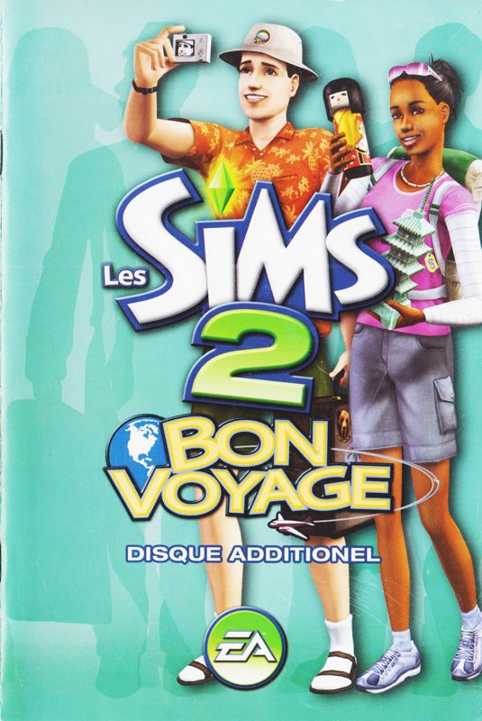 Manual for The Sims 2: Bon Voyage (Windows): Front (20-page)
