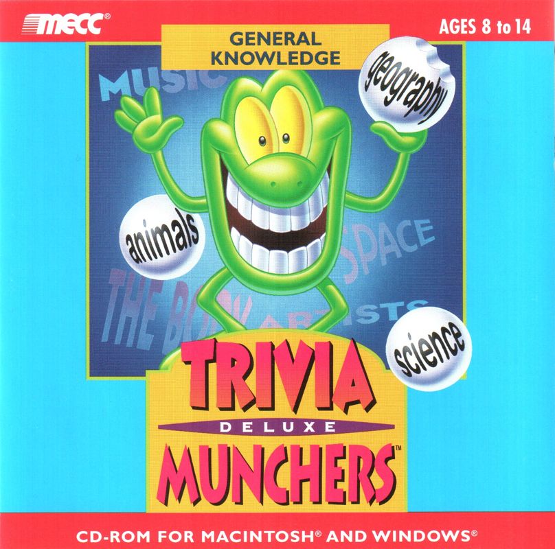 Trivia Munchers Deluxe Cover Or Packaging Material Mobygames