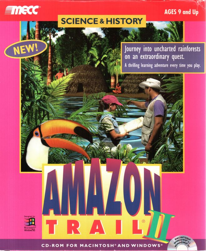 Front Cover for Amazon Trail II (Macintosh and Windows and Windows 3.x)