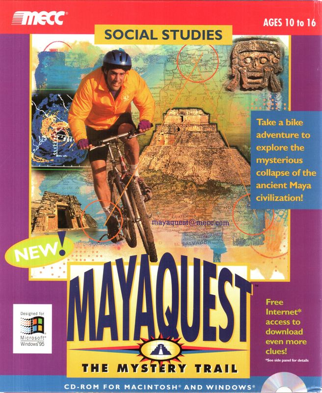 Front Cover for MayaQuest Trail (Macintosh and Windows 16-bit) (Version 1.0)